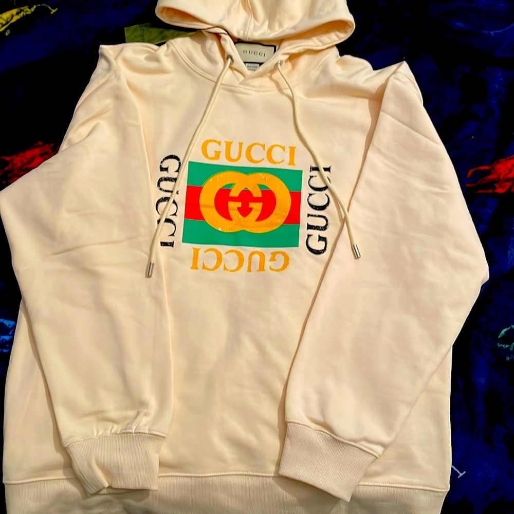 Tan Gucci hoodie